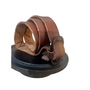 NIXON rugged 1 1/2” Wide leather  - 45” Extra Long Leather Belt - Dark Brown